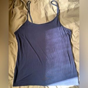 Merona navy blue camisole, size L.